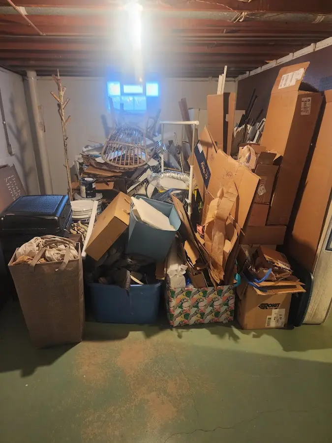 Roll-off dumpster container at job site for Yard Waste Dumpster Rental in Dalhart